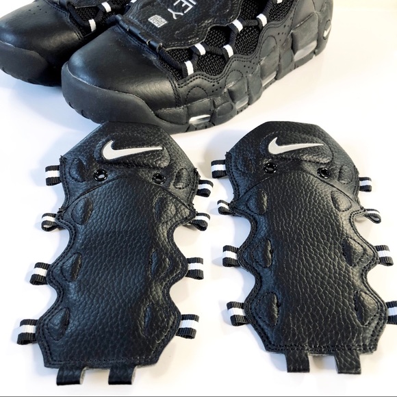 Nike Air More Money Black and Silver Sneakers - Picture 4 of 7